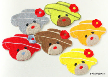 1 x Brown Bear Embroidered Applique Patch
